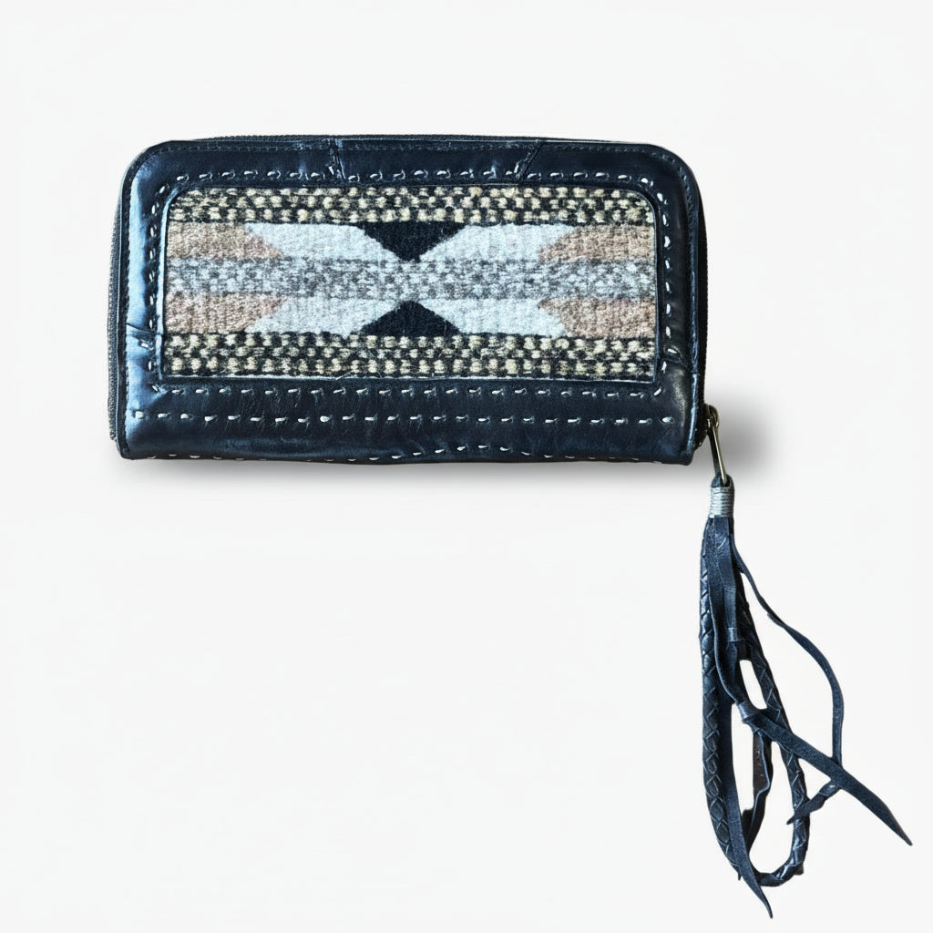 Black leather wallet 