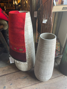 Concrete Tall Vases Set of 2