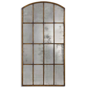 Amiel Large Bronze Arch Mirror