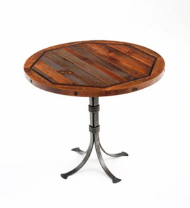 Green Gables Red River Deadwood Round Dining Room Table