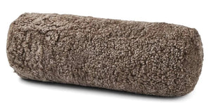 Bolster Cushion | Sheepskin | New Zealand - Taupe