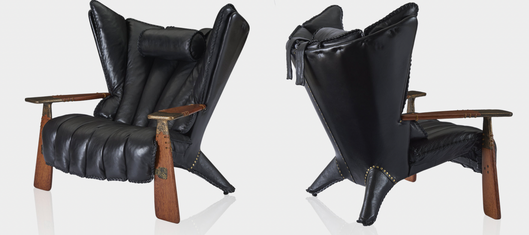 Pacific Green Black Verite Armchair