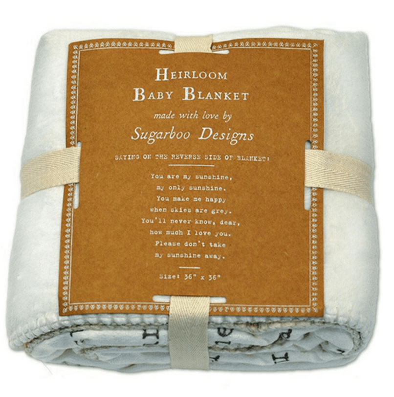 Sugarboo You Are My Sunshine Plush Baby Blanket