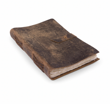 Load image into Gallery viewer, Medium Sugarboo Scratched Brown Leather Journal
