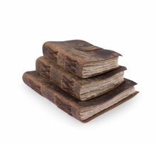 Load image into Gallery viewer, Medium Sugarboo Scratched Brown Leather Journal
