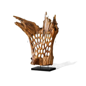 Teak Scuplture on Stand