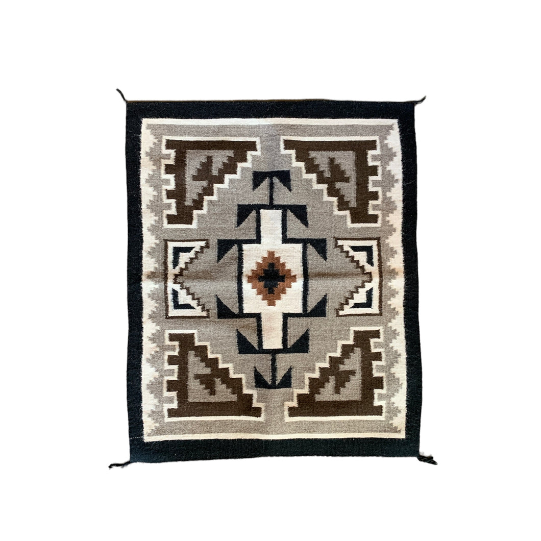 Two Grey Hills Navajo Rug