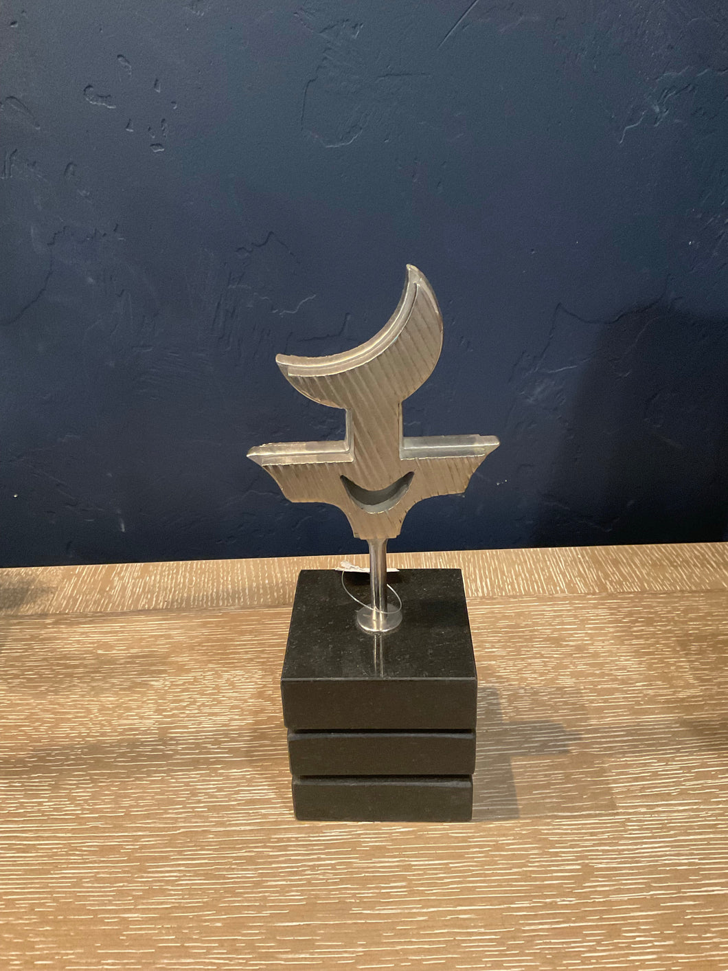 Polynesian Symbol Sculpture - Nickel - Small